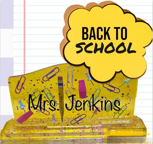 Limited Edition- Back to School Name Plate